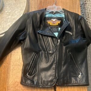 Harley Davidson Women’s Leather Jacket - Size Medium